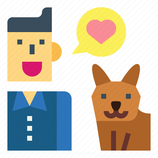Dog, people, pets, talk icon - Download on Iconfinder