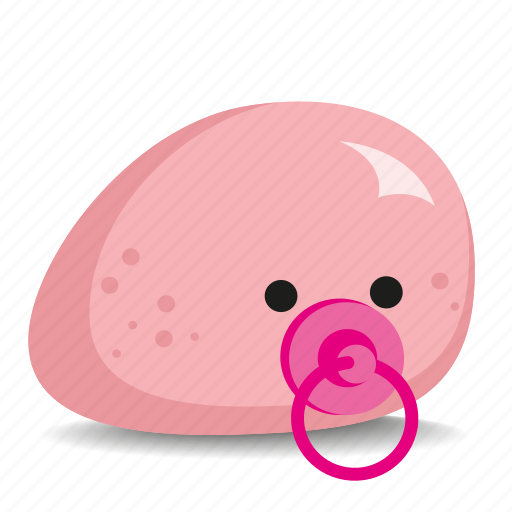 Baby, dummy, pacifier, pet-rock, rock icon - Download on Iconfinder