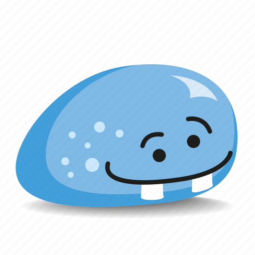 Bucktooth, cross-eyed, goofy, pet-rock, rock icon - Download on Iconfinder