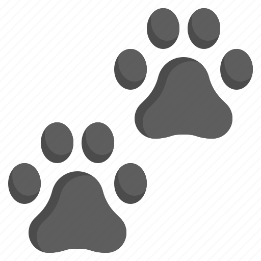 Paw, print, paws, footprint, animals icon - Download on Iconfinder