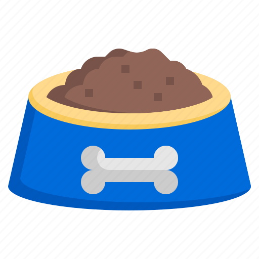 Pet, bowl, food, pets, and, restaurant, dog icon - Download on Iconfinder