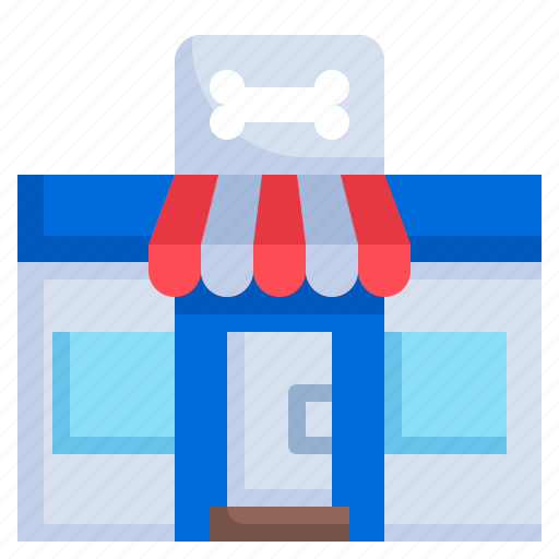 Pet, shop, pets, architecture, and, city, shopping icon - Download on Iconfinder