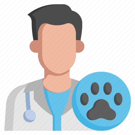 Veterinary, veterinarian, vet, pet, care, professions, and icon - Download on Iconfinder