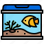 pet, shop, filloutline, aquarium, fish, tank, bowl, fishing 