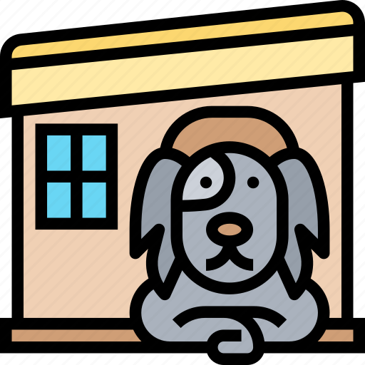 Dog, house, puppy, kennel, garden icon - Download on Iconfinder