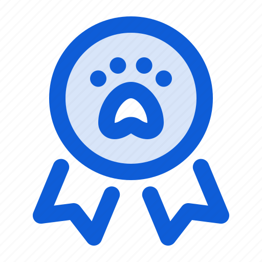 Pet, medal, award, paw, winner, achievement, animal icon - Download on Iconfinder