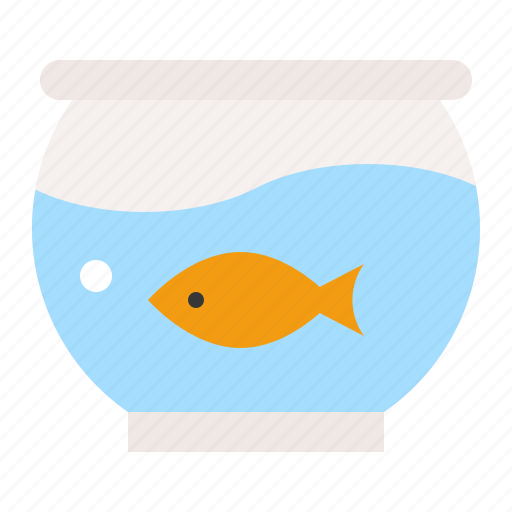 Fish bowl, golden fish, pet, shop icon - Download on Iconfinder