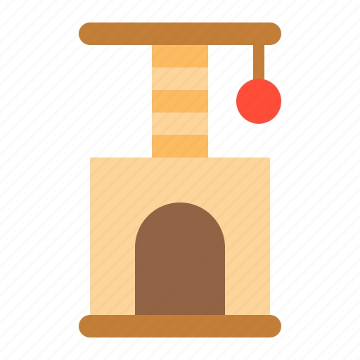 Cat condo, cat tower, pet, shop icon - Download on Iconfinder