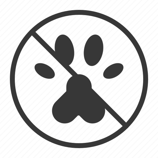 No animals, no pets allowed ×, pet, pet forbidden, shop icon - Download on Iconfinder