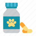 medicine, animal, pet, pills, bottle, meds, veterinary