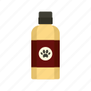 animal, beauty, bottle, care, cartoon, dog, shampoo