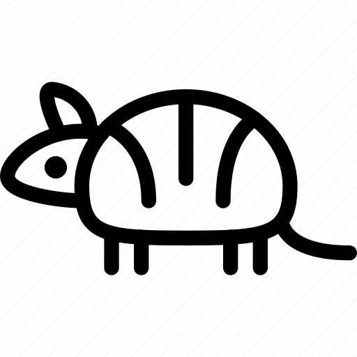Animals, armadillo, armor, mammal, pets, shell icon - Download on Iconfinder