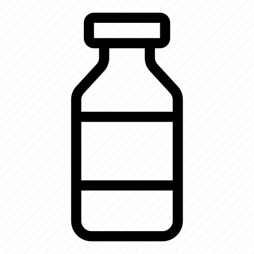 Bottle, breakfast, dairy, food, milk, milk bottle, product icon - Download on Iconfinder