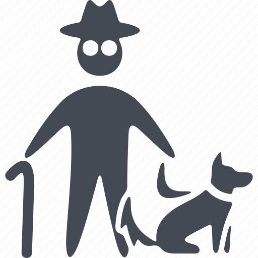 Pets, animal, dog, man with a dog icon - Download on Iconfinder