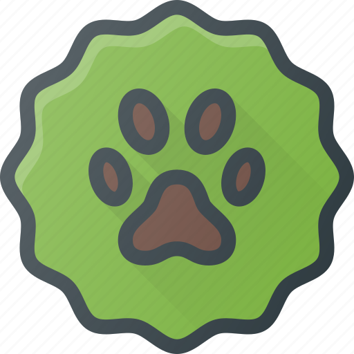 Animal, badge, pet, pets, sticker icon - Download on Iconfinder