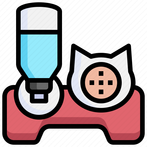 Cat, bowl, pet, dog, food, accessories icon - Download on Iconfinder