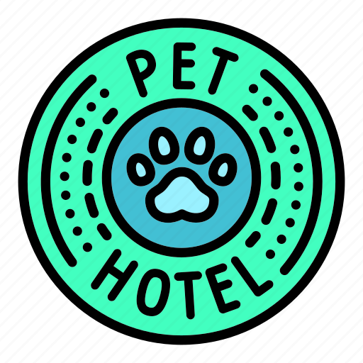 Pet, hotel, emblem icon - Download on Iconfinder