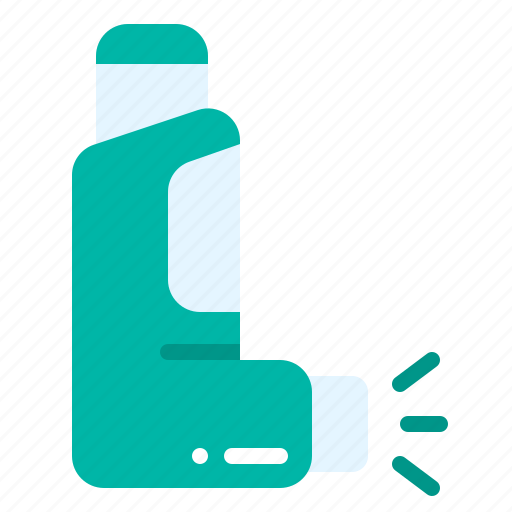 Inhaler, bronchodilator, puffer, inhalator, allergy, asthma, respiratory icon - Download on Iconfinder