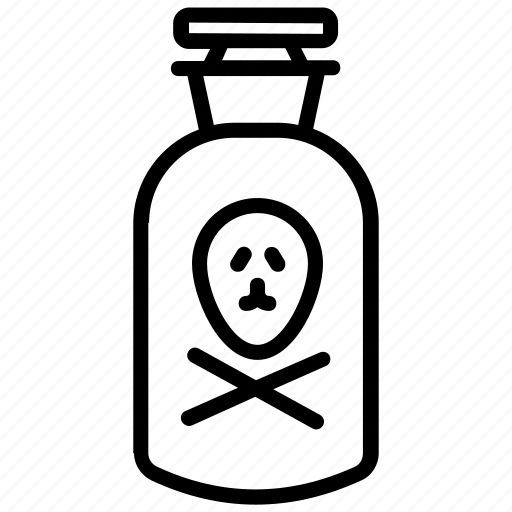 Chemical, dangerous, drug, poison, poison bottle, toxic icon - Download on Iconfinder
