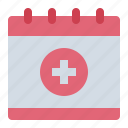 calendar, control, healthcare, hospital, medical, pharmacy, check up