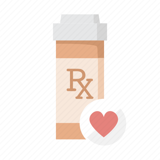 Antiplatelet, cardiac arrest, chest pain, heart, pill bottle, prescription, thrombolytic icon - Download on Iconfinder