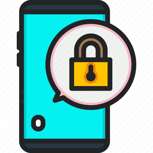 Lock, padlock, privacy, secure, protection, mobile, smartphone icon - Download on Iconfinder