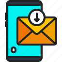 inbox, mobile, envelope, email, message, mailbox, letter