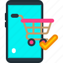 shopping, cart, online, internet, ecommerce, mobile, smartphone