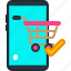 shopping, cart, online, internet, ecommerce, mobile, smartphone 