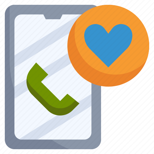 Favorite, telephone, phone, receiver, communications, love icon - Download on Iconfinder