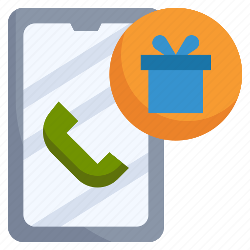 Gift, telephone, phone, receiver, communications, box icon - Download on Iconfinder