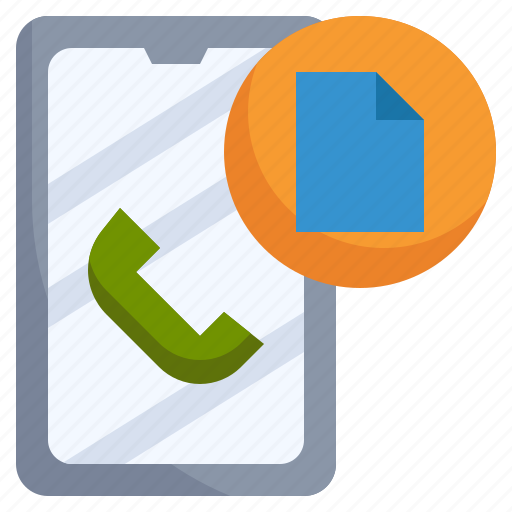Note, telephone, phone, receiver, communications, paper icon - Download on Iconfinder