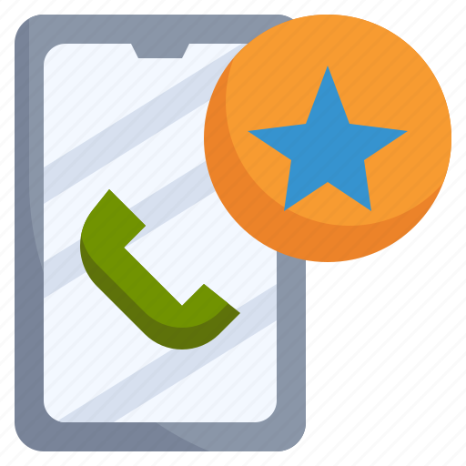 Star, telephone, phone, receiver, communications, like icon - Download on Iconfinder
