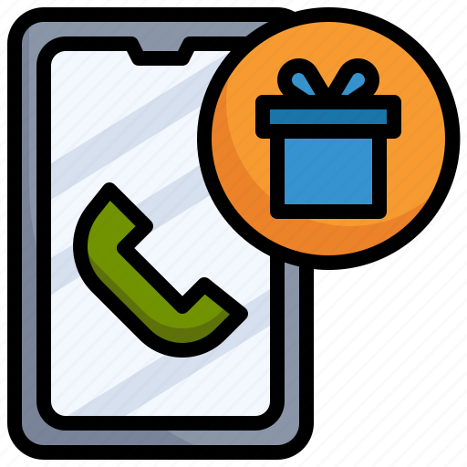 Gift, telephone, phone, receiver, communications, box icon - Download on Iconfinder