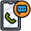 message, telephone, phone, receiver, communications, chat 