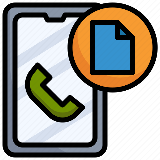 Note, telephone, phone, receiver, communications, paper icon - Download on Iconfinder