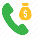 call money, investment talk, make money phone, phone dollars