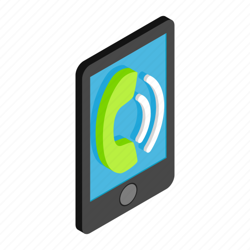 Call, cellphone, communication, isometric, mobile, phone, telephone icon - Download on Iconfinder