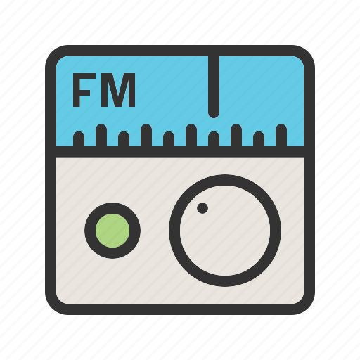 Entertainment, fm, media, music, radio, station, tuner icon - Download on Iconfinder