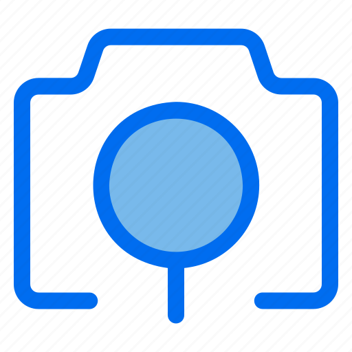 Camera, search, zoom, magnifier icon - Download on Iconfinder