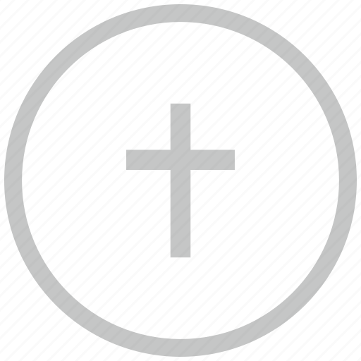 Border, christian, circle, cross, religion icon - Download on Iconfinder