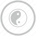 border, circle, religion, yang, yin