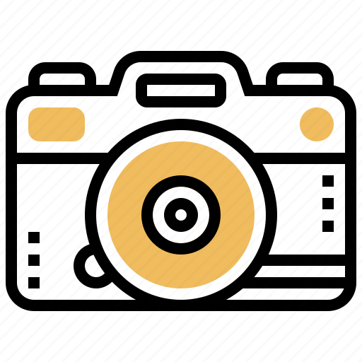 Camera, dslr, front, professional, view icon - Download on Iconfinder
