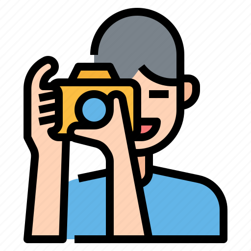 Photographer, photo, vlogger, camera, job, user, avatar icon - Download on Iconfinder