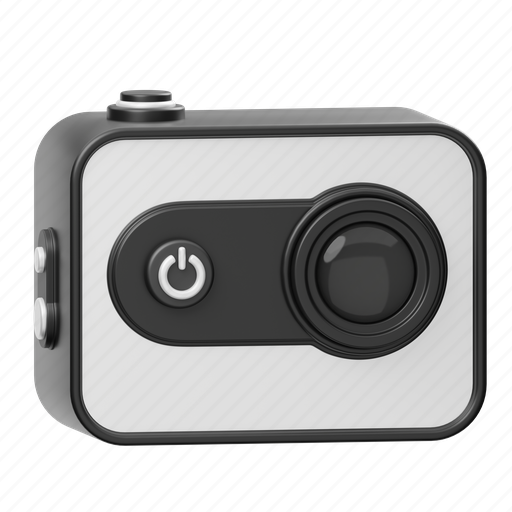 Camera, photography, action camera, photo, gopro, video, photograph 3D illustration - Download on Iconfinder