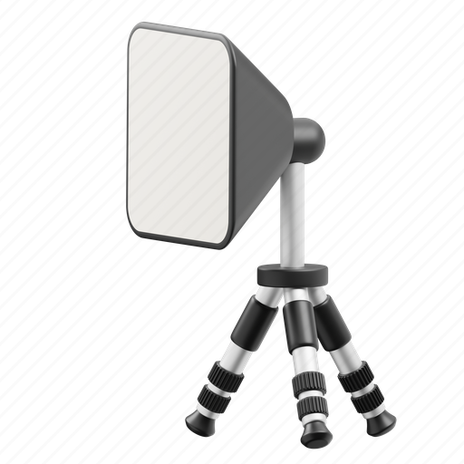 Lighting, lightbulb, photography, lighting camera, spot-light, film-lighting, studio-lighting 3D illustration - Download on Iconfinder