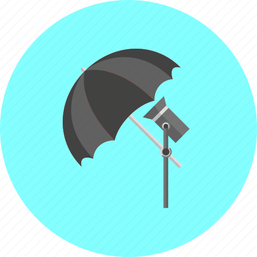 Lighting, accessories, film, lamp, lightning, photography, umbrella icon - Download on Iconfinder