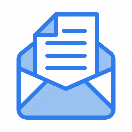 Email, envelope, file, interface, letter, open, user icon - Download on Iconfinder