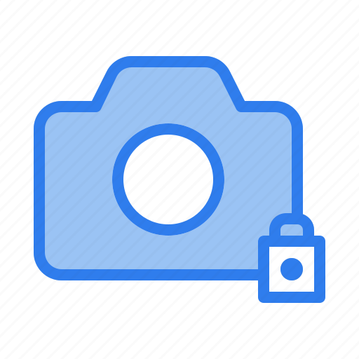 Camera, image, lock, padlock, photo, photography, video icon - Download on Iconfinder