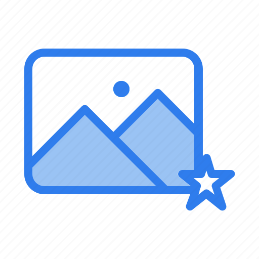 Favorite, gallery, image, photo, photography, picture, star icon - Download on Iconfinder